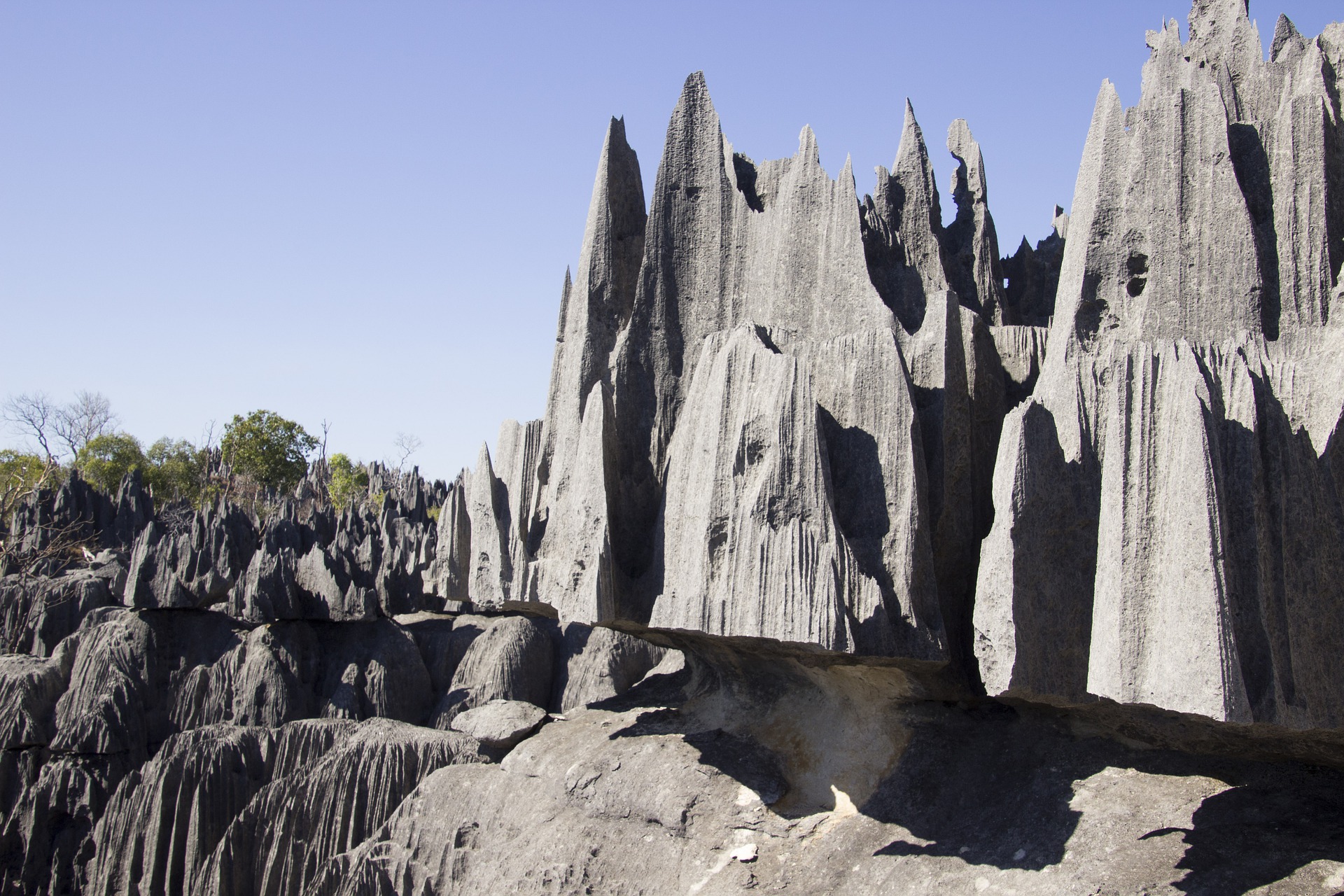 tsingy formation rocheuse